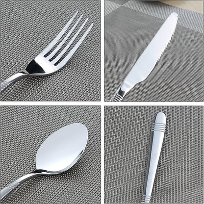 Begale 80-piece Flatware Set, Stainless Steel, Service for 16