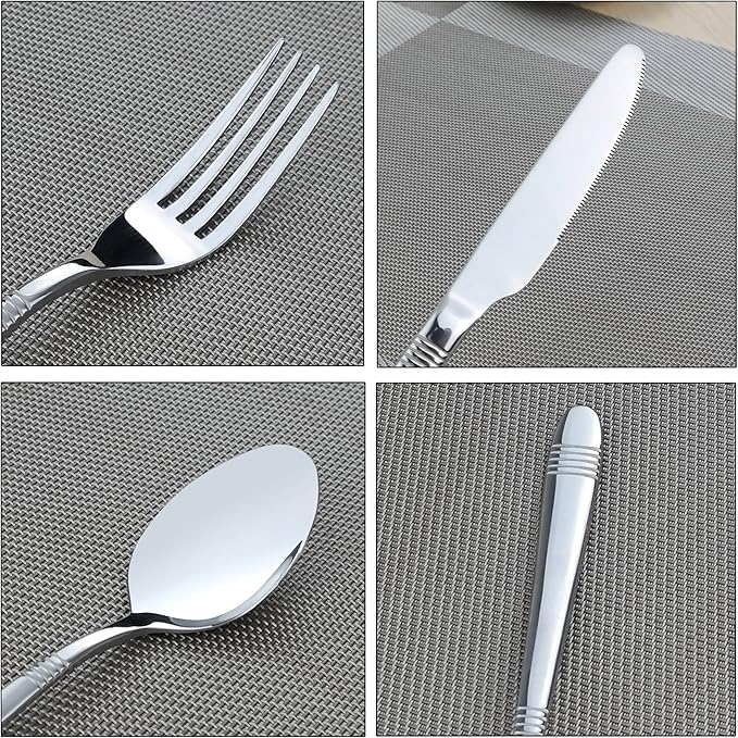 Begale 30-Piece Stainless Steel Flatware, Service for 6