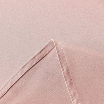 sancua Rectangle Tablecloth - 60 x 84 Inch - Stain and Wrinkle Resistant Washable Polyester Table Cloth, Decorative Fabric Table Cover for Dining Tables, Buffet Parties and Camping, Blush