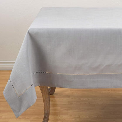 SARO LIFESTYLE Hemstitched Border Tablecloth - Image 3
