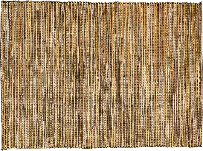 Saro Lifestyle Melaya Collection Shimmering Woven Nubby Placemat by SaroLifestyle