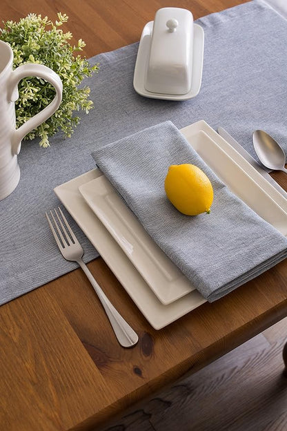 DII Chambray Kitchen, Tabletop Collection, 14x108 Table Runner - Image 5