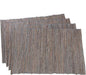 Saro Lifestyle Melaya Collection Shimmering Woven Nubby Placemat by SaroLifestyle