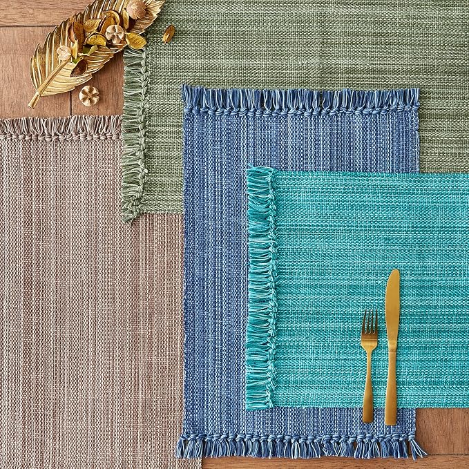 DII Variegated Tabletop Collection, Placemat Set, 6 Piece - Image 6