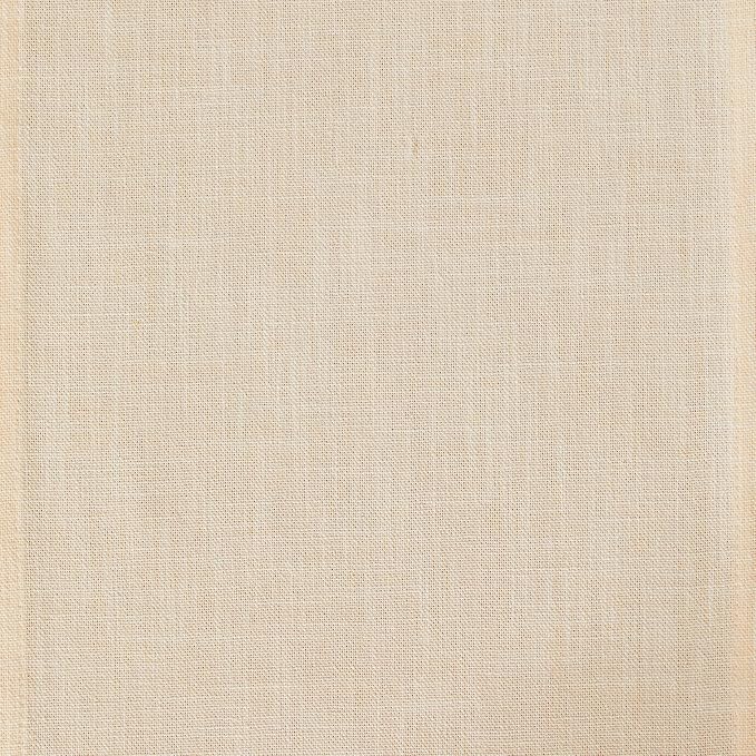 Rustic Cotton Linen Table Runner, 13x60 Inches Cream | Farmhouse Style Linen - Image 7