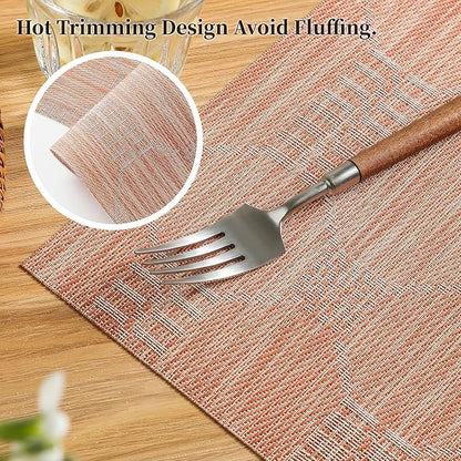Leetaltree Coral Placemats Set of 4 - Image 3