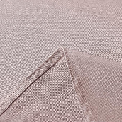 sancua Square Tablecloth - 54 x 54 Inch - Stain and Wrinkle Resistant Washable Polyester Table Cloth, Decorative Fabric Table Cover for Dining Tables, Buffet Parties and Camping, Blush