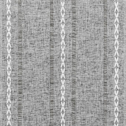 Hemstitched Farmhouse Table Runner, Charcoal 13x108 Inch, Cotton Linen Table - Image 6