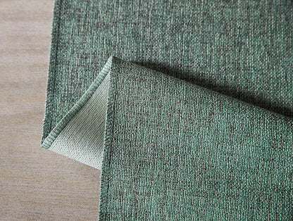Green Table Runners 108 Inches Long, Burlap Linen Style Rustic Farmhouse Table - Image 7