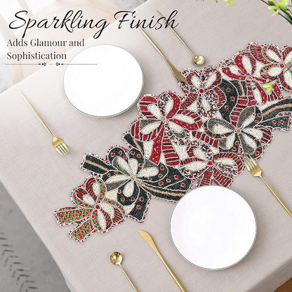Beaded Table Runner 13 x 36 Inch - Image 9