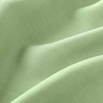 D'Moksha Homes Sage Green Linen Tablecloth 54 x 72 Inch - 100% Pure Linen Tablecloth for Rectangle Tables - Machine Washable Table Cloth for Spring, St Patricks Day, Easter