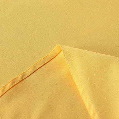 sancua Square Tablecloth - 54 x 54 Inch - Stain and Wrinkle Resistant Washable Polyester Table Cloth, Decorative Fabric Table Cover for Dining Tables, Buffet Parties and Camping, Yellow