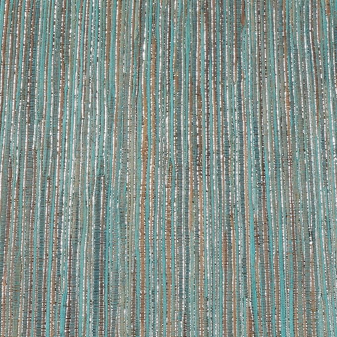 Saro Lifestyle Melaya Collection Shimmering Woven Nubby Table Runner - Image 3