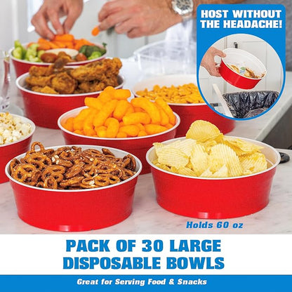 GoBig Red Party Cup Bowls - Image 2