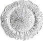 allgala 13-Inch 6-Pack Heavy Quality Round Charger Plates-Reef Silver-HD80332