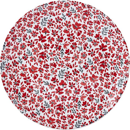 Pfaltzgraff Radiant Blossom 12 Piece Floral Stoneware Dinnerware Plate Bowl - Image 8