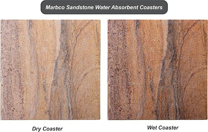 Sandstone Water Absorbent Hand Crafted Round Coasters - Image 7