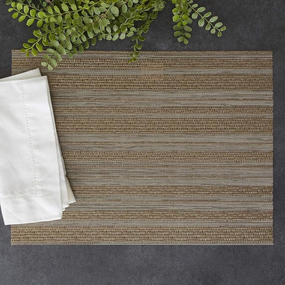 DII PVC Tabletop Collection Woven Indoor/Outdoor, Placemat Set, 6 Piece - Image 2