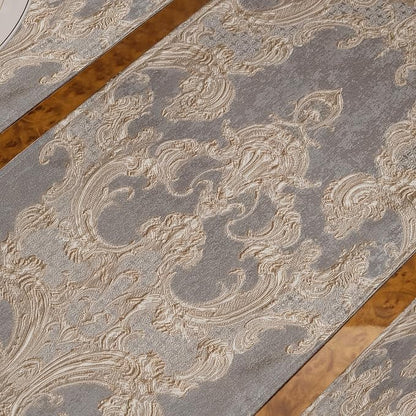 Loom and Mill Luxury Jacquard Damask Table Runner 72 Inches Long, 13x72 inch - Image 7