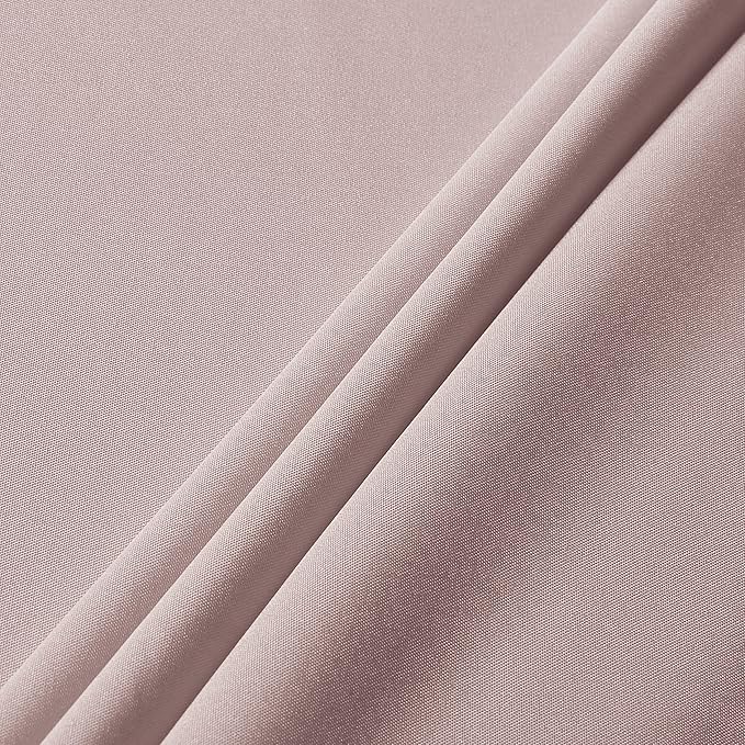 sancua Square Tablecloth - 60 x 60 Inch - Stain and Wrinkle Resistant Washable Polyester Table Cloth, Decorative Fabric Table Cover for Dining Tables, Buffet Parties and Camping, Blush