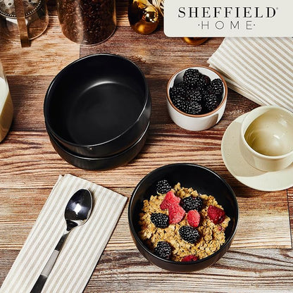 Sheffield Home Large Stoneware Cereal Bowls - Image 6