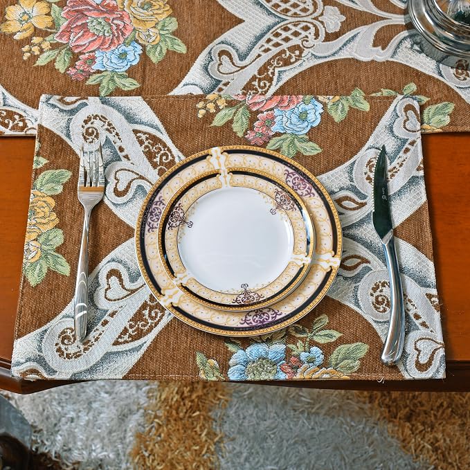 Extra Luxury Dinner Placemats Set of 6, - Image 4