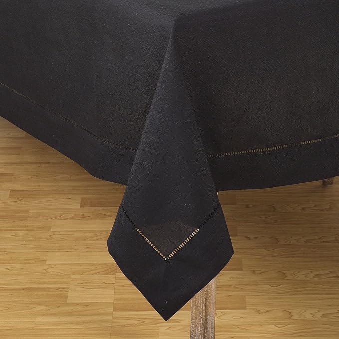 SARO LIFESTYLE Hemstitched Border Tablecloth - Image 2