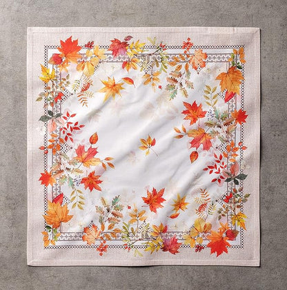 Maison d' Hermine Cloth Napkins Set of 4 100% Cotton for Thanksgiving Christmas Decorations Everyday Reusable Square Fall Napkins Cloth Washable Dinner Party (Amarante, 20"x20")