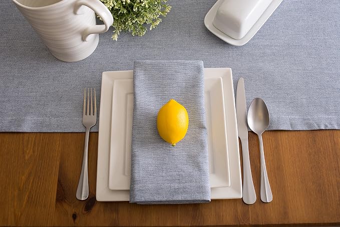 DII Chambray Kitchen, Tabletop Collection, 14x108 Table Runner - Image 4