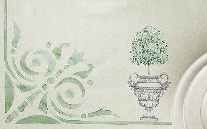 Maison d' Hermine Table Cloth Rectangle Table 100% Cotton 60 x 90 Inches Tablecloth Reusable Decorative for Dining Room Farmhouse Home Valentines Day Decorations Spring Summer - Jardin Du Roy