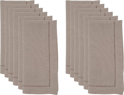 SARO LIFESTYLE Hemstitched Border Dinner Napkin - Image 3