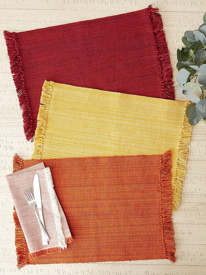 DII Variegated Tabletop Collection, Placemat Set3x19, 6 Piece - Image 8