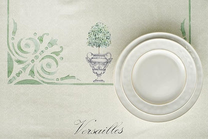 Maison d' Hermine Table Cloth Rectangle Table 100% Cotton 60 x 120 Inches Tablecloth Reusable Decorative for Dining Room Farmhouse Home Valentines Day Decorations Spring Summer - Jardin Du Roy