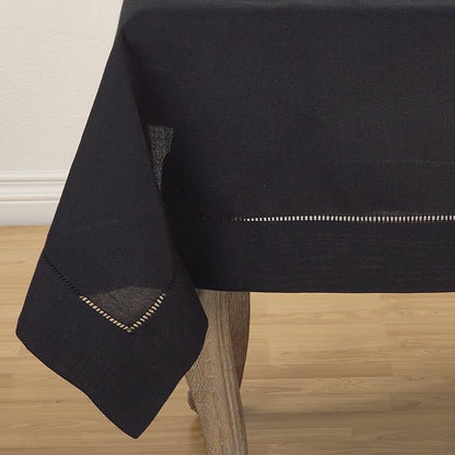 SARO LIFESTYLE Hemstitched Border Tablecloth - Image 2