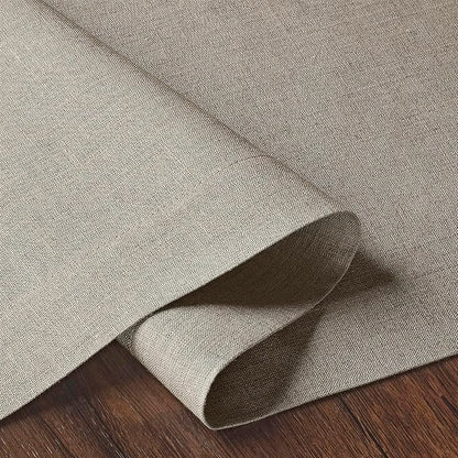 D'Moksha Homes Linen Natural Table Runner 108 Inches Long - 100% Pure Linen Dining Table Runner 14 x 108 Inch for Valentines, Spring, Easter - Machine Washable
