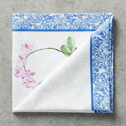 Maison d' Hermine Cloth Napkins Set of 4 100% Cotton Everyday Reusable Square Napkins Cloth Washable Dinner Party Wedding Restaurant Valentines Day Decorations Spring/Summer (Canton, 20" x 20")