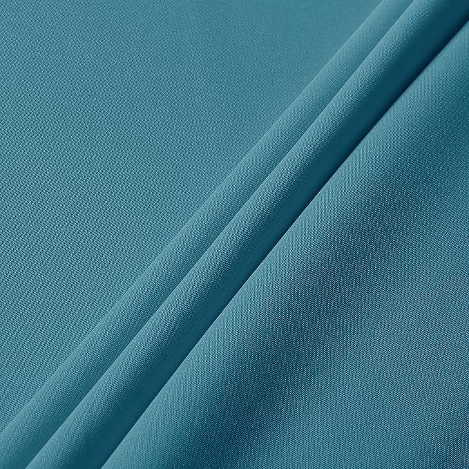 sancua Rectangle Tablecloth - 70 x 90 Inch - Stain and Wrinkle Resistant Washable Polyester Table Cloth, Decorative Fabric Table Cover for Dining Tables, Buffet Parties and Camping, Teal