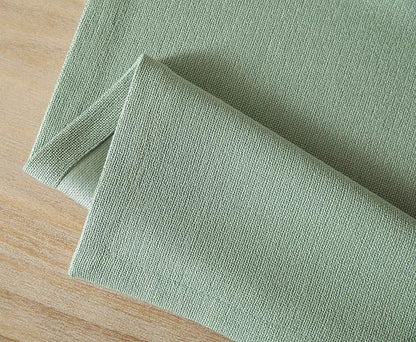 Burlap Style Farmhouse Table Runner, 14x90 Inches Seafoam | Thick Durable Fabric - Image 7