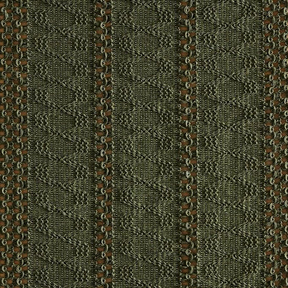 Macrame Style Boho Table Runner, 12x48 Inch Olive | Woven Boho Table Runner - Image 6