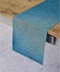 Solino Home 100% Pure Linen Dining Table Runner Teal, Athena 14 x 132 in | by SolinoHome