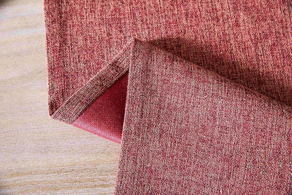 Burlap Style Farmhouse Table Runner, 14x90 Inches Red | Thick Durable Fabric - Image 7