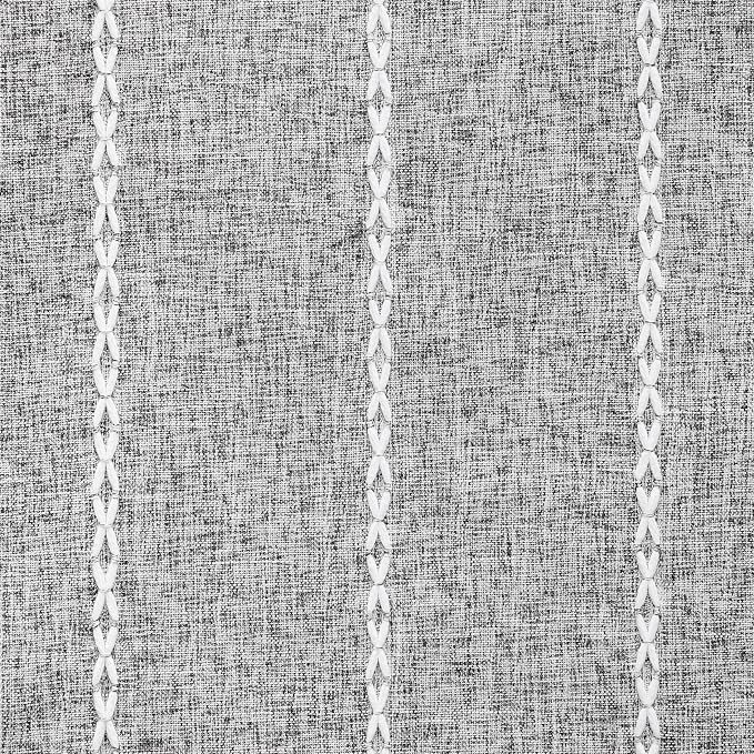 Braided Farmhouse Table Runner, Braided Charcoal 13x108 Inch, Cotton Linen - Image 6