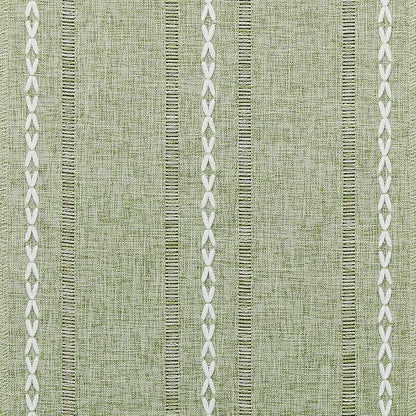 Hemstitched Farmhouse Table Runner, Sage Green 13x108 Inch, Cotton Linen Table - Image 6