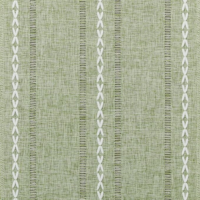 Hemstitched Farmhouse Table Runner, Sage Green 13x72 Inch, Cotton Linen Table - Image 6