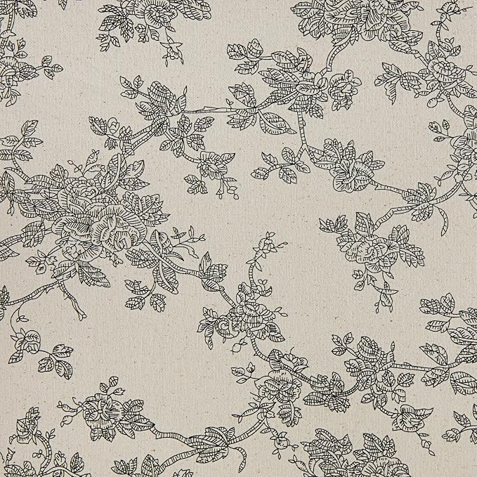 French Pastoral Farmhouse Table Runners, 13x36 Inch Black | 100% Organic Cotton - Image 6