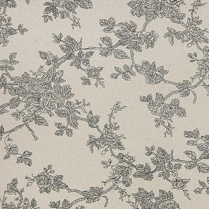 French Pastoral Farmhouse Table Runners, 13x36 Inch Black | 100% Organic Cotton - Image 6