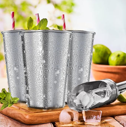 Stainless Steel Pint Cups Water Tumblers 16 oz - Image 5