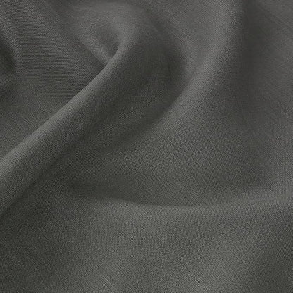 D'Moksha Homes Linen Tablecloth 60 x 90 Inch - 100% Pure Linen Charcoal Grey Tablecloth for Rectangle Tables - Machine Washable Table Cloth for Spring, Easter