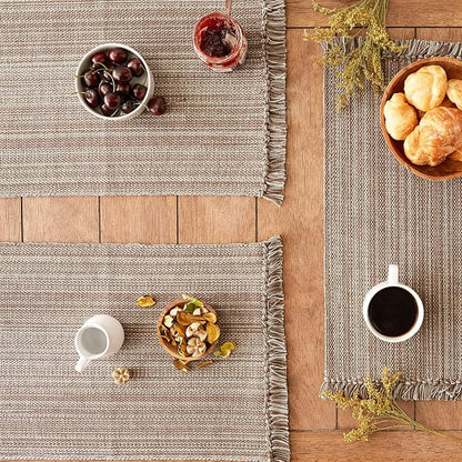 DII Variegated Tabletop Collection, Placemat Set, 6 Piece - Image 2