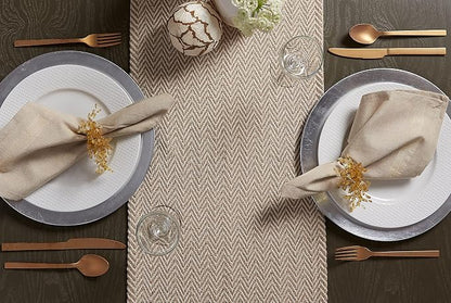 DII Woven Basic Tabletop Collection, Chevron Table Runner - Image 4